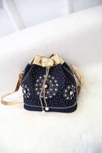 B1014 IDR.182.OOO MATERIAL DENIM SIZE L26XH26XW16CM WEIGHT 650GR COLOR RED,SILVER,GOLD (2)