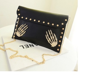 B819 IDR.155.OOO MATERIAL PU SIZE L30XH22XW2CM WEIGHT 500GR COLOR BLACK,GOLD,SILVER (2)