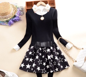 D30422 IDR.132.OOO MATERIAL KNITTED COTTON LENGTH 82CM BUST 86CM WEIGHT 240GR COLOR FLOWER,GRID,STAR (NOT WITH WHITE SHIRT) (1)
