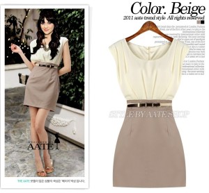 D9523 IDR.123.OOO MATERIAL POLYESTER SIZE M LENGTH 79CM BUST 84CM WAIST 74CM WEIGHT 240GR COLOR BLACK,GRAY (1)