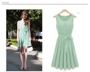 D9565 IDR.118.OOO MATERIAL CHIFFON SIZE M,L LENGTH 85CM,86CM BUST 84CM,88CM WEIGHT 250GR COLOR GREEN