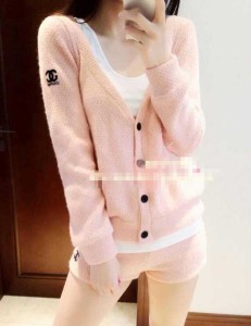 LS9626 IDR.132.OOO MATERIAL KNITWEAR SIZE LOOSE WEIGHT 500GR COLOR PINK,GRAY (NOT INC INNER) (2)