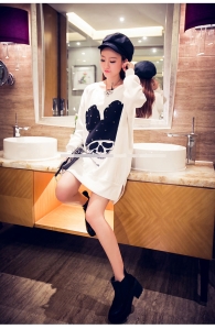 T1071 IDR.113.OOO MATERIAL SWEATER LENGTH 69-80CM BUST 128CM WEIGHT 300GR COLOR BLACK,WHITE,PINK (2)