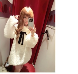 T30044 IDR.127.OOO MATERIAL FUR LENGTH 68CM BUST 98CM WEIGHT 280GR COLOR AS PHOTO